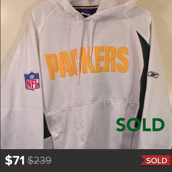 Reebok Other - NFL GreenBay Packers Vint Mens Med RARE Sweatshirt